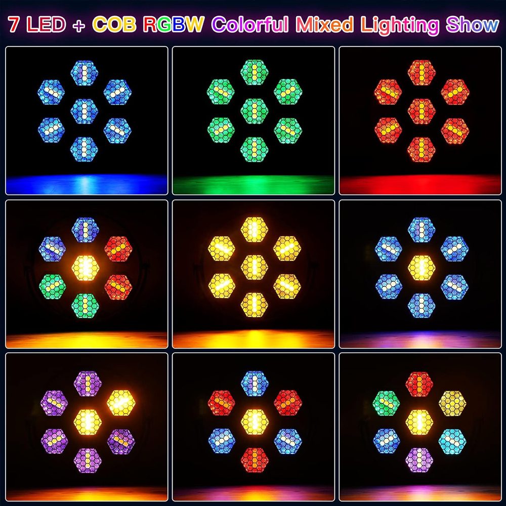 Organized storage of a bulk order of FDYP professional event lighting equipment including LED PAR lights and moving heads.